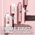 Maybelline New York Lash Sensational Sky High Serum Infused Lash Primer for Mascara, Lengthening, Thickening, Tinted and Washable Formula, Soft Black 0.26 Fl Oz, 1 Count - Image 4