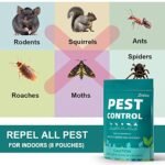 SEALUXE Pest Control Pouches,8-Pouches Pest Repeller for Indoor,Natural Pest Control to Repel Rodents, Mouse, Mice, Rats & Other Pests - Image 3